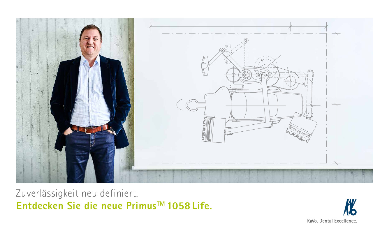 Herunterladen: KaVo Primus 1058 Life - Zuverlässigkeit neu definiert