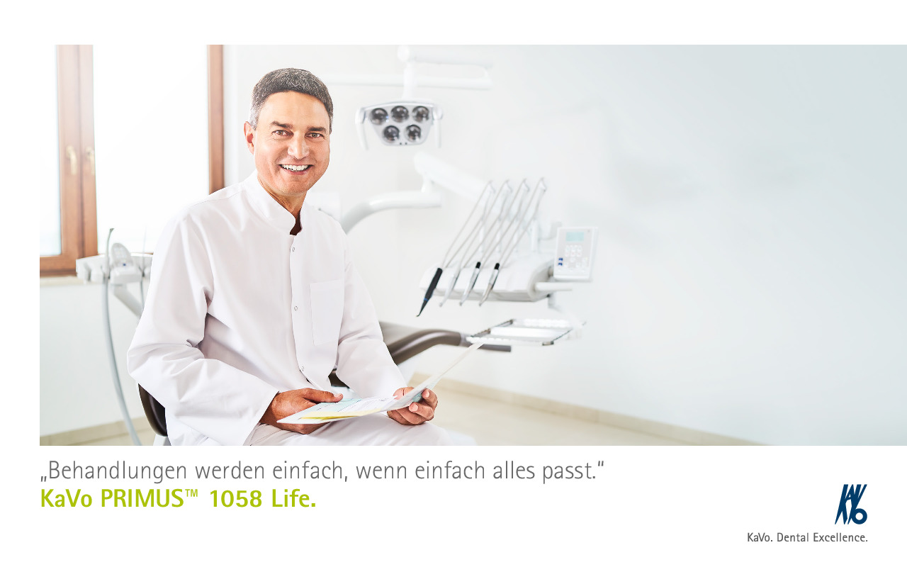 Herunterladen: KaVo Primus 1058 Life - Erfahrungsbericht